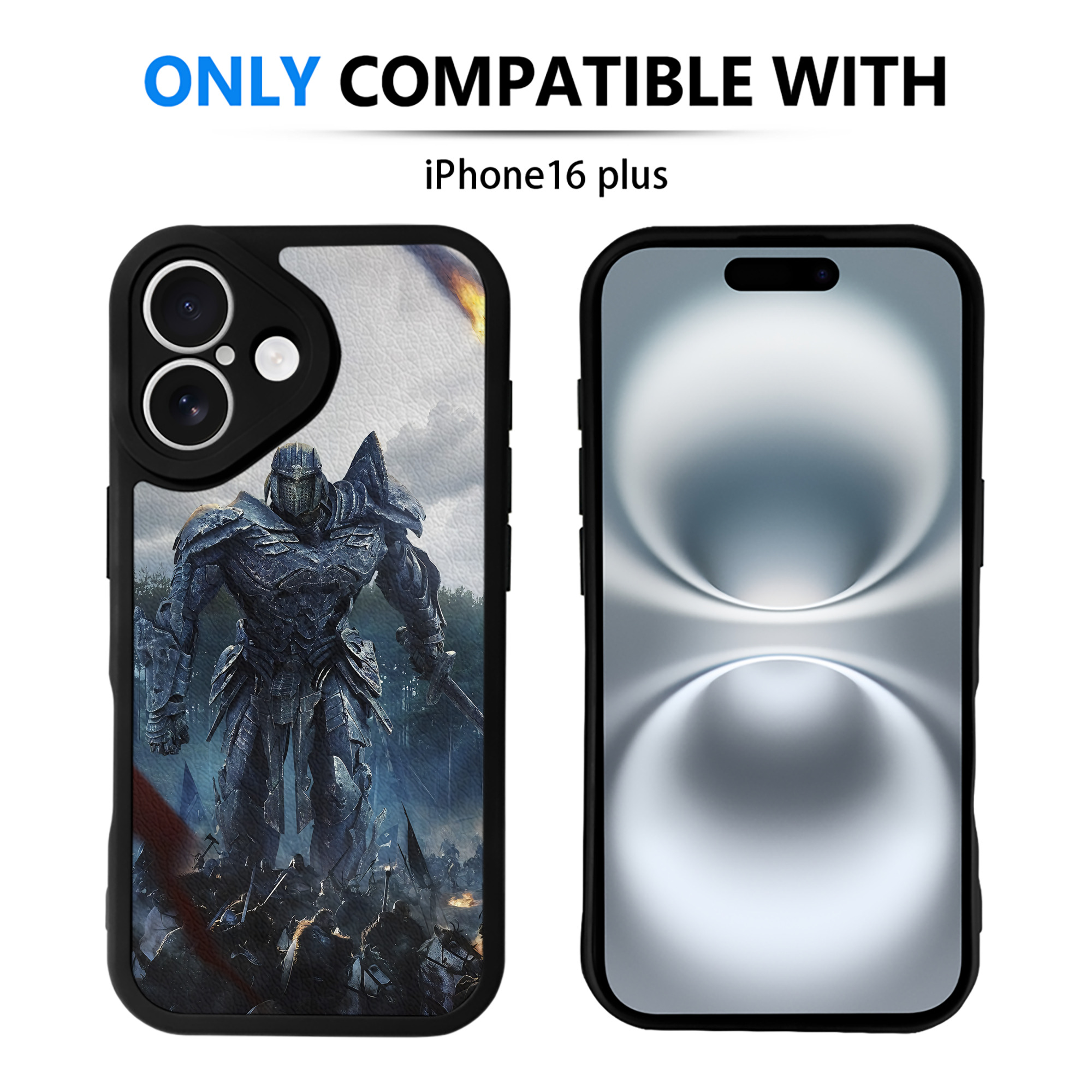 （画像用） Transformers トランスフォーマー 【iPhone 16シリーズ対応】シリコンスマホケース（レザー調） 材質：シリコン